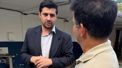 Vereador Bruno Zancheta visita CEMEI Dário Rodrigues no Cidade Aracy