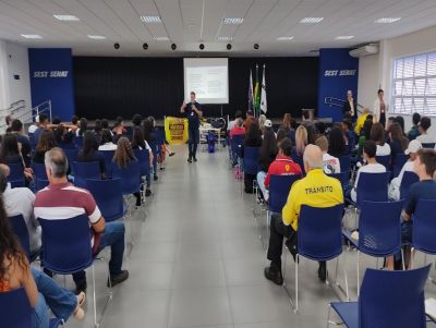 Prefeitura e Sest/Senat iniciaram a campanha &quot;Maio Amarelo&quot; em São Carlos