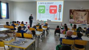 Palestras nas escolas municipais de Ibaté reforçam conscientização e segurança no trânsito