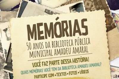 Exposição marca os 50 anos de biblioteca pública municipal &quot;Amadeu Amaral&quot;