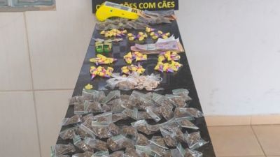 Guarda Municipal localiza drogas e dinheiro com menores no Aracy