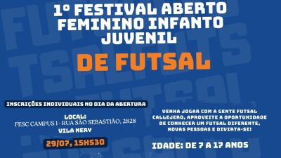 Festival inédito de futsal callejero feminino promove esporte e cidadania em São Carlos