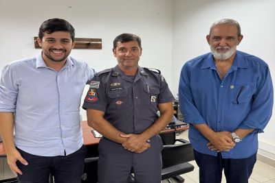 Vereador Bruno Zancheta realiza reunião com Comando da Polícia Militar