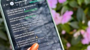 0800 do Saae agora também é Whatsapp