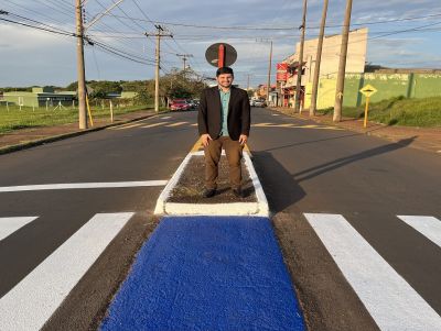 Nova sinalização na Vila Prado atende pedido do vereador Bruno Zancheta