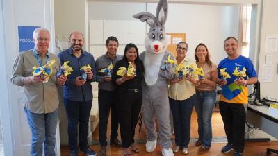 Fundo Social e projeto Superação Sanca realizam ações de Páscoa na Santa Casa de São Carlos