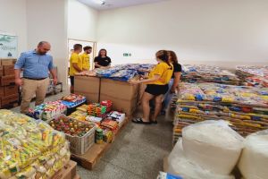 Fundo Social de Solidariedade recebe 125 toneladas de alimentos da Tusca Social