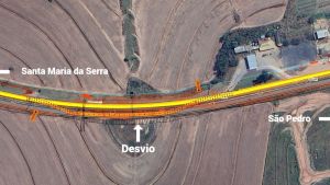 Obras na SP 304 seguem com novo desvio em Santa Maria da Serra