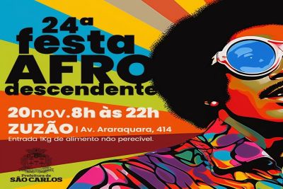 24ª Festa Afrodescendente acontece nesta segunda-feira no Zuzão