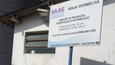 SAAE realiza reparo em sistema de água e pede uso consciente em Água Vermelha