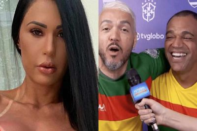 Divorciada, Gracyanne Barbosa reage ao encontro de Belo com Denilson