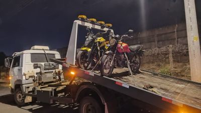 PM e GCM realizam operações para coibir abusos de motociclistas em Ibaté