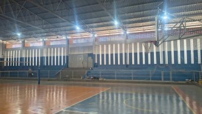 Ginásio de esportes do Santa Felícia recebe nova pintura