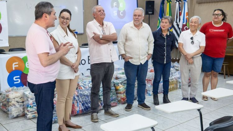 Fundo Social recebe mais de 1 tonelada de alimentos arrecadados durante o Matsuri