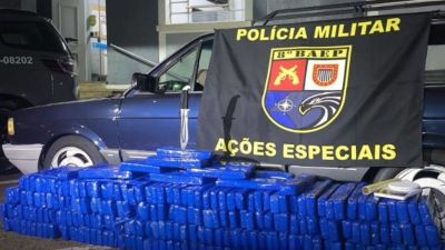 Homem é preso com 200 kg de maconha