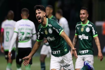 Palmeiras goleia América-MG e abre três pontos de vantagem na liderança no Brasileiro