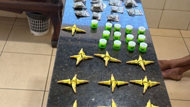 Dupla é flagrada com grande quantidade de drogas no Cidade Aracy e maior acaba preso