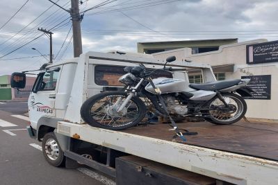 Moto adulterada é apreendida na Vila Prado