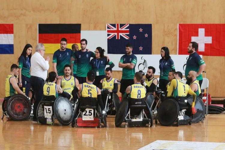 Brasil fica fora da Paralimpíada de Paris no rugby em cadeira de rodas