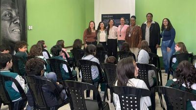 Centro de Cultura Afro-brasileira recebe visita de alunos da escola Educativa