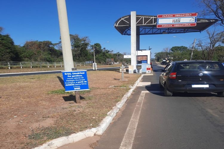 Pedágio municipal de Itirapina terá reajuste a partir do dia 1º