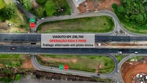Viaduto do Jardim Jockey Clube, na SP-310, terá “Pare e Siga” neste fim de semana
