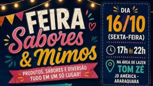 Sexta-feira (16): expositores da Feira Sabores & Mimos estarão no Jardim América