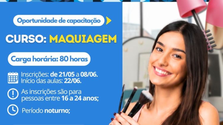 Ibaté abre inscrições para curso gratuito de maquiagem em parceria com a Etec