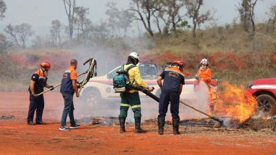 Defesa Civil de São Carlos participa de capacitação da Operação SP Sem Fogo em Santa Rita do Passa Quatro