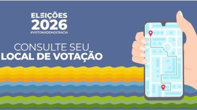Eleições 2026: consulta ao local de votação está disponível na internet e no e-Título