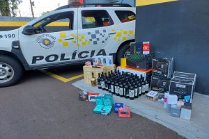 PM Rodoviária prende dupla com mais de 150 produtos contrabandeados
