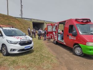 Acidente de Paraglider deixa homem ferido