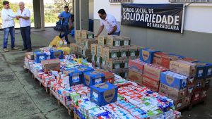 Fundo Social recebe doação de mais de 2.500 litros de leite