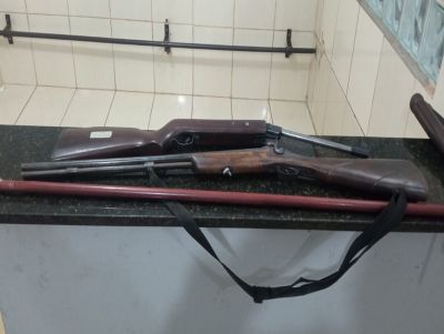 Força Tática apreende arma de fogo no São Carlos V