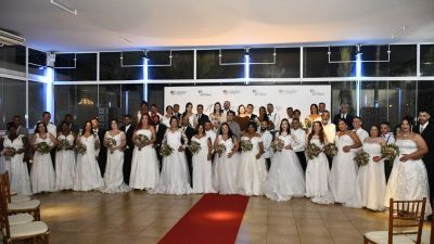 Fundo Social promove cerimônia de renovação de votos para casais do Casamento Comunitário
