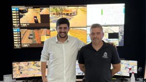 Vereador Bruno Zancheta visita Centro de Controle Operacional da Guarda Municipal