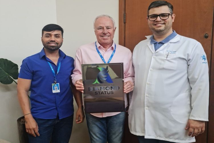 Santa Casa recebe placa oficial do WSO Angels Awards 2024, Diamond Status