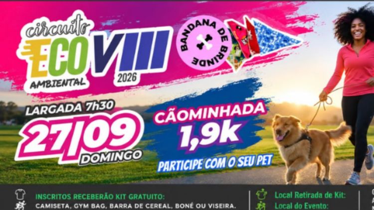 Descalvado recebe o Circuito Eco Ambiental VIII no dia 27 de setembro