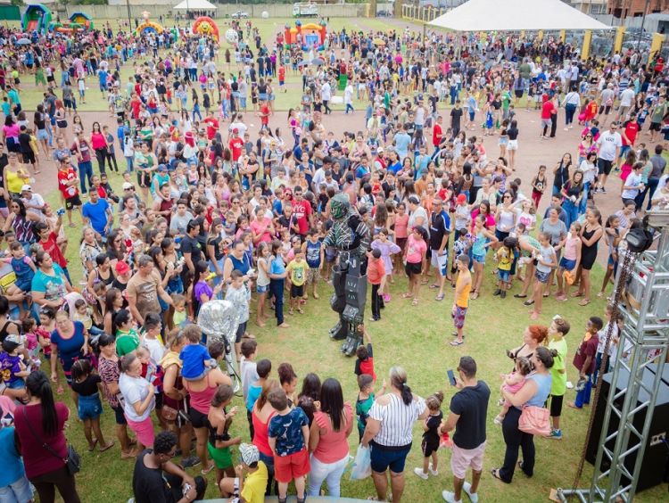 Com recorde de público, Festa do Dia das Crianças é realizada na Pirâmide de Ibaté