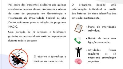 UFSCar oferece programa gratuito para prevenir quedas em pessoas idosas