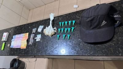 Abordagem da PM termina com prisão por tráfico de drogas em Ribeirão Bonito