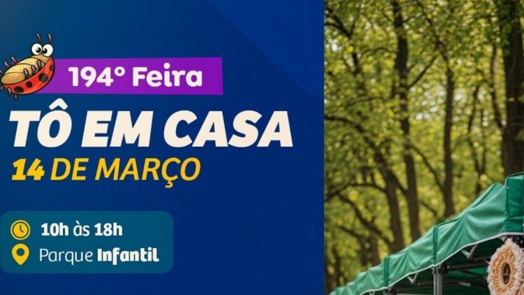 Feira Tô em Casa é espaço acolhedor no coração da cidade