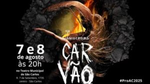 Espetáculo de dança &quot;Carvão&quot; chega a São Carlos com entrada gratuita
