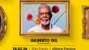 Gilberto Gil abre venda de ingressos para último show da turnê TEMPO REI