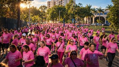 14ª Caminhada Outubro rosa reúne grande público em São Carlos