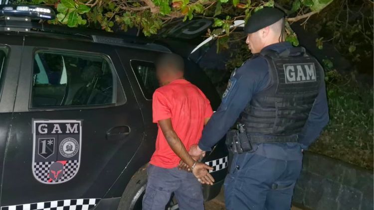 Abordagem do GAM termina com prisão de homem procurado pela justiça