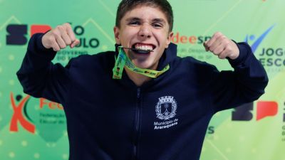 Atleta da paranatação da Fundesport brilha em São Paulo