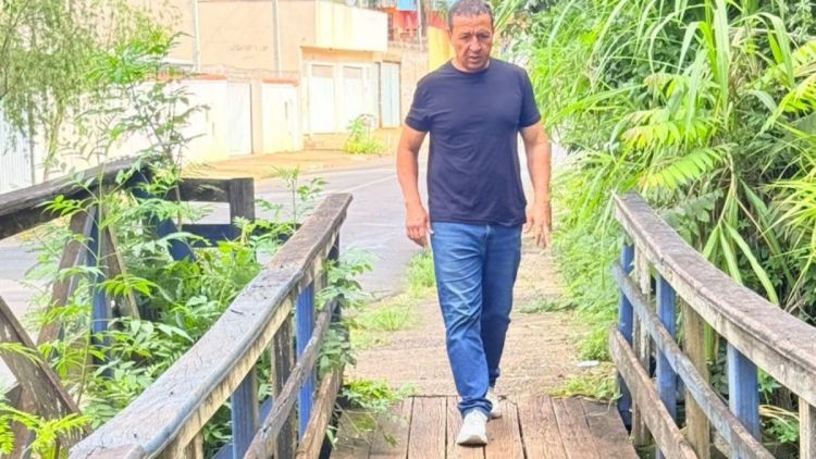 Vereador Edson Ferraz cobra solução para a Ponte do Monjolo