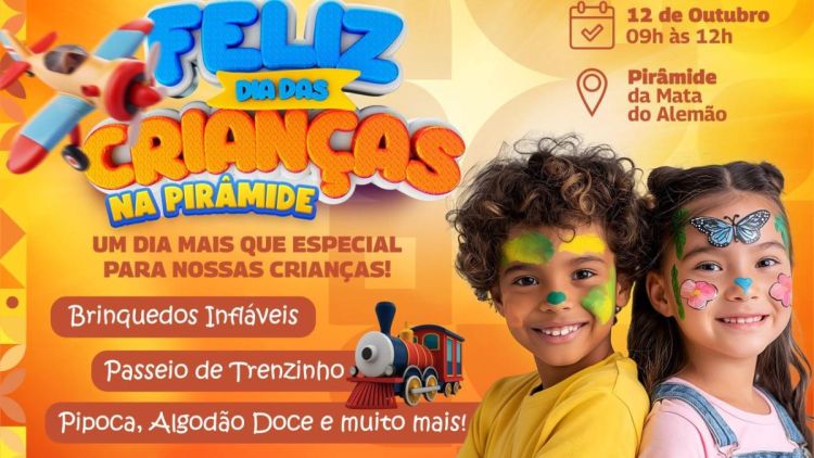 Ibaté celebra o Dia das Crianças com muita alegria e diversão neste domingo na Pirâmide