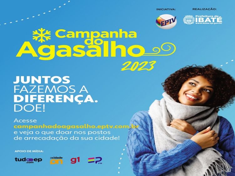 Fundo Social de Solidariedade de Ibaté, em parceria com a EPTV, realiza Campanha do Agasalho 2023